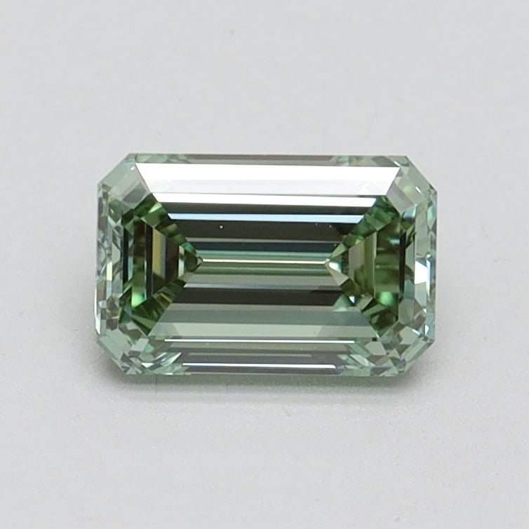 Loose Diamond - EMERALD 0.81ct Fancy Intense Green VVS2: Loose Diamond - EMERALD 0.81ct Fancy Intense Green VVS2 Source: This is a real non-mined Diamond that has been grown in a lab Shape: EMERALD Carats: 0.81 Color: Fancy Intense Green Certification: IGI