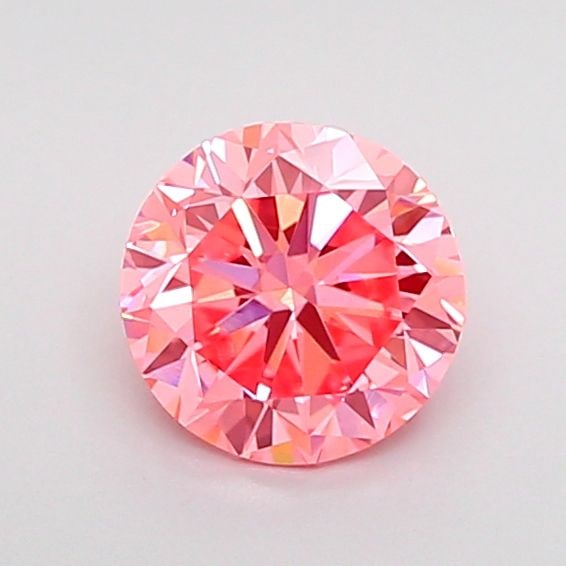 Loose Diamond - ROUND 0.75ct Fancy Vivid Pink VS1: Loose Diamond - ROUND 0.75ct Fancy Vivid Pink VS1 Source: This is a real non-mined Diamond that has been grown in a lab Shape: ROUND Carats: 0.75 Color: Fancy Vivid Pink Certification: IGI Video: