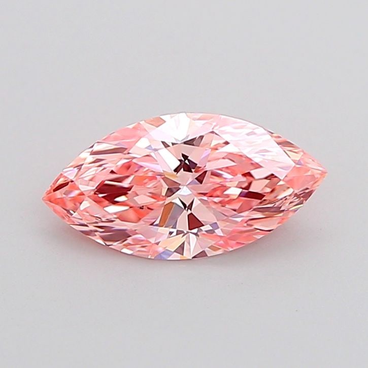 Loose Diamond - MARQUISE 1.06ct Fancy Vivid Pink VVS2: Loose Diamond - MARQUISE 1.06ct Fancy Vivid Pink VVS2 Source: This is a real non-mined Diamond that has been grown in a lab Shape: MARQUISE Carats: 1.06 Color: Fancy Vivid Pink Certification: IGI Vide