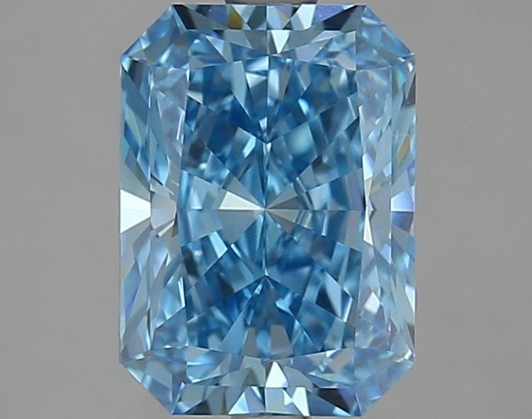 Loose Diamond - RADIANT 2.53ct Fancy Vivid Blue VVS2: Loose Diamond - RADIANT 2.53ct Fancy Vivid Blue VVS2 Source: This is a real non-mined Diamond that has been grown in a lab Shape: RADIANT Carats: 2.53 Color: Fancy Vivid Blue Certification: IGI Video: