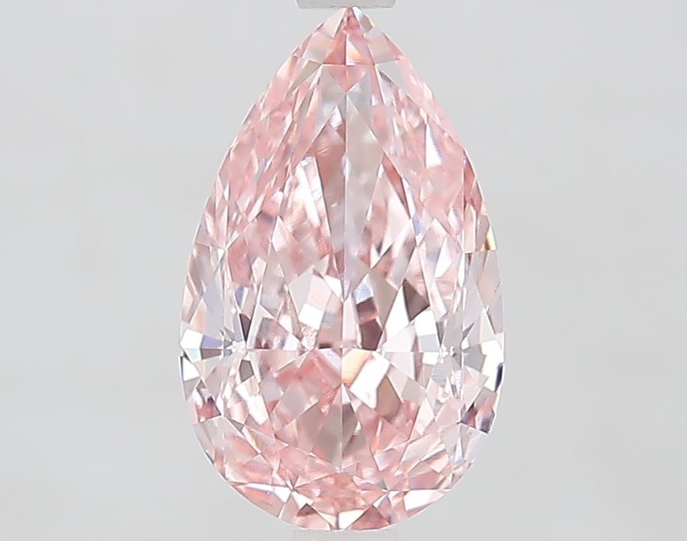 Loose Diamond - PEAR 2.52ct Fancy Vivid Pink VVS2: Loose Diamond - PEAR 2.52ct Fancy Vivid Pink VVS2 Source: This is a real non-mined Diamond that has been grown in a lab Shape: PEAR Carats: 2.52 Color: Fancy Vivid Pink Certification: IGI Video: