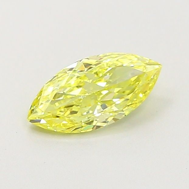 Loose Diamond - MARQUISE 0.52ct Fancy Intense Yellow VVS2: Loose Diamond - MARQUISE 0.52ct Fancy Intense Yellow VVS2 Source: This is a real non-mined Diamond that has been grown in a lab Shape: MARQUISE Carats: 0.52 Color: Fancy Intense Yellow Certification: