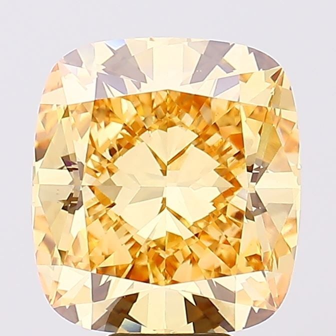 Loose Diamond - CUSHION BRILLIANT 10.03ct Fancy Intense Yellow VS1: Loose Diamond - CUSHION BRILLIANT 10.03ct Fancy Intense Yellow VS1 Source: This is a real non-mined Diamond that has been grown in a lab Shape: CUSHION BRILLIANT Carats: 10.03 Color: Fancy Intense Yel