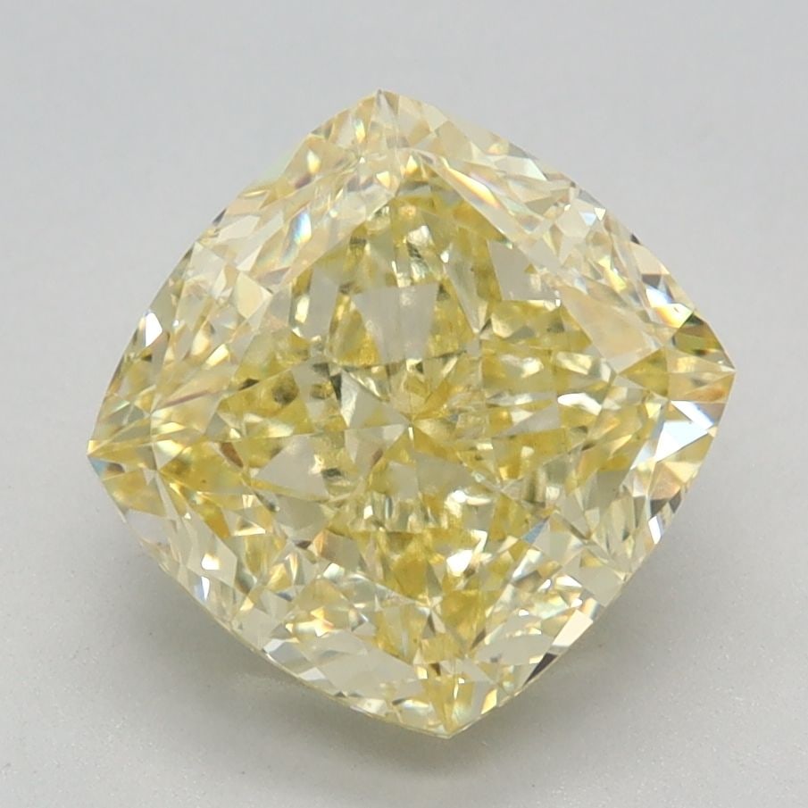 Loose Diamond - CUSHION MODIFIED 3.15ct Fancy Intense Yellow VVS2: Loose Diamond - CUSHION MODIFIED 3.15ct Fancy Intense Yellow VVS2 Source: This is a real non-mined Diamond that has been grown in a lab Shape: CUSHION MODIFIED Carats: 3.15 Color: Fancy Intense Yellow