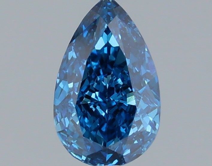 Loose Diamond - PEAR 1.01ct Fancy Vivid Blue VS2: Loose Diamond - PEAR 1.01ct Fancy Vivid Blue VS2 Source: This is a real non-mined Diamond that has been grown in a lab Shape: PEAR Carats: 1.01 Color: Fancy Vivid Blue Certification: IGI Video: