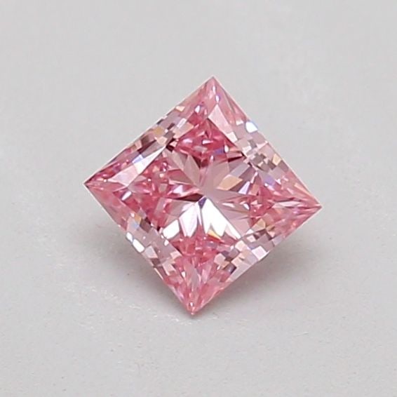 Loose Diamond - PRINCESS 0.24ct Fancy Vivid Pink VVS2: Loose Diamond - PRINCESS 0.24ct Fancy Vivid Pink VVS2 Source: This is a real non-mined Diamond that has been grown in a lab Shape: PRINCESS Carats: 0.24 Color: Fancy Vivid Pink Certification: IGI PLEA