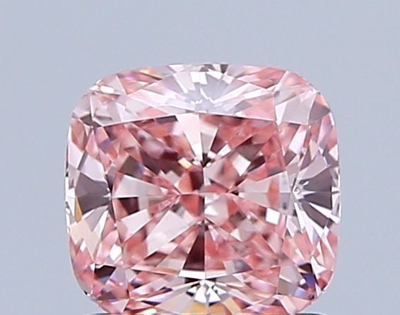 Loose Diamond - CUSHION BRILLIANT 1.15ct Fancy Vivid Pink VVS2: Loose Diamond - CUSHION BRILLIANT 1.15ct Fancy Vivid Pink VVS2 Source: This is a real non-mined Diamond that has been grown in a lab Shape: CUSHION BRILLIANT Carats: 1.15 Color: Fancy Vivid Pink Certi