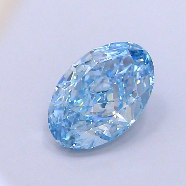Loose Diamond - OVAL 1.44ct Fancy Vivid Blue VVS1: Loose Diamond - OVAL 1.44ct Fancy Vivid Blue VVS1 Source: This is a real non-mined Diamond that has been grown in a lab Shape: OVAL Carats: 1.44 Color: Fancy Vivid Blue Certification: IGI Video: