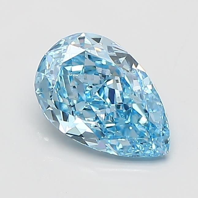 Loose Diamond - PEAR 0.95ct Fancy Vivid Blue VVS2: Loose Diamond - PEAR 0.95ct Fancy Vivid Blue VVS2 Source: This is a real non-mined Diamond that has been grown in a lab Shape: PEAR Carats: 0.95 Color: Fancy Vivid Blue Certification: IGI Video: