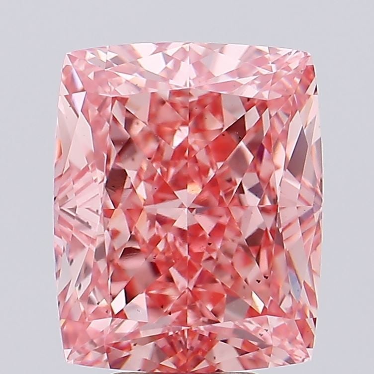 Loose Diamond - CUSHION MODIFIED 7.61ct Fancy Vivid Pink SI1: Loose Diamond - CUSHION MODIFIED 7.61ct Fancy Vivid Pink SI1 Source: This is a real non-mined Diamond that has been grown in a lab Shape: CUSHION MODIFIED Carats: 7.61 Color: Fancy Vivid Pink