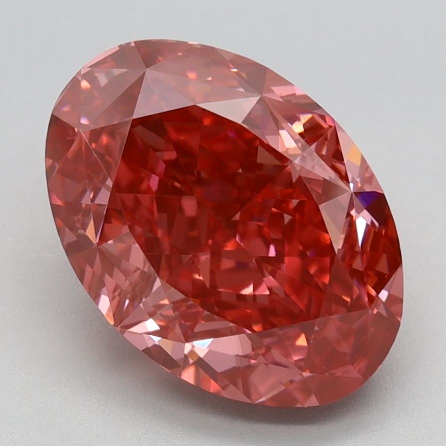 Loose Diamond - OVAL 3.27ct Fancy Vivid Pink VS1: Loose Diamond - OVAL 3.27ct Fancy Vivid Pink VS1 Source: This is a real non-mined Diamond that has been grown in a lab Shape: OVAL Carats: 3.27 Color: Fancy Vivid Pink Certification: IGI Video: