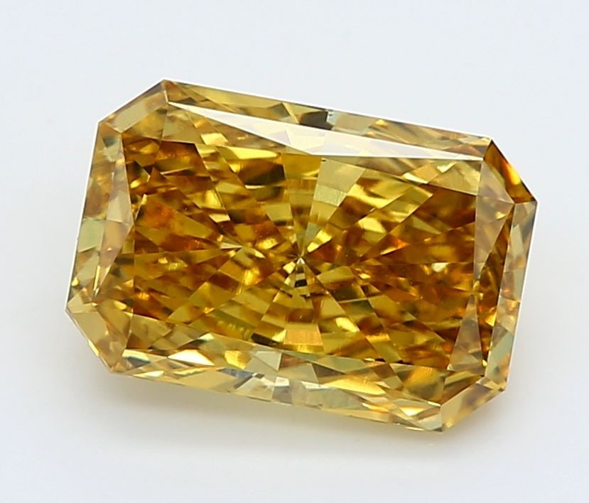 Loose Diamond - RADIANT 2.54ct Fancy Vivid Yellow VS2: Loose Diamond - RADIANT 2.54ct Fancy Vivid Yellow VS2 Source: This is a real non-mined Diamond that has been grown in a lab Shape: RADIANT Carats: 2.54 Color: Fancy Vivid Yellow Certification: IGI