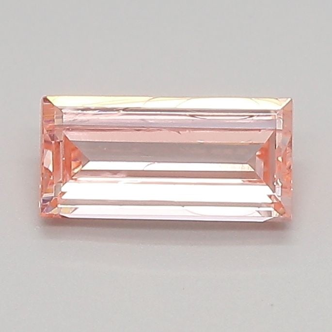 Loose Diamond - BAGUETTE 0.62ct Fancy Vivid Pink VVS2: Loose Diamond - BAGUETTE 0.62ct Fancy Vivid Pink VVS2 Source: This is a real non-mined Diamond that has been grown in a lab Shape: BAGUETTE Carats: 0.62 Color: Fancy Vivid Pink Certification: IGI Vide
