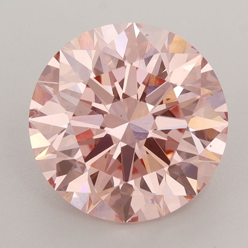 Loose Diamond - ROUND 3.04ct Fancy Intense Pink VS2: Loose Diamond - ROUND 3.04ct Fancy Intense Pink VS2 Source: This is a real non-mined Diamond that has been grown in a lab Shape: ROUND Carats: 3.04 Color: Fancy Intense Pink Certification: IGI Video: