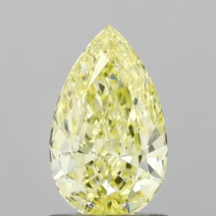 Loose Diamond - PEAR 1.01ct Fancy Yellow VS1: Loose Diamond - PEAR 1.01ct Fancy Yellow VS1 Source: This is a real non-mined Diamond that has been grown in a lab Shape: PEAR Carats: 1.01 Color: Fancy Yellow Certification: IGI Video:
