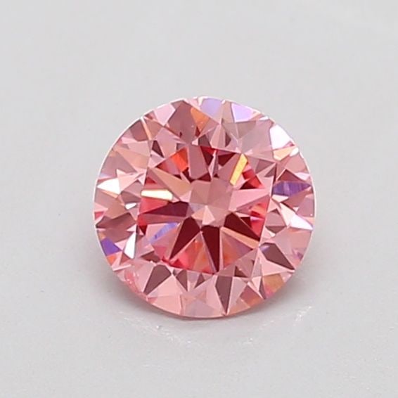 Loose Diamond - ROUND 0.55ct Fancy Vivid Pink SI1: Loose Diamond - ROUND 0.55ct Fancy Vivid Pink SI1 Source: This is a real non-mined Diamond that has been grown in a lab Shape: ROUND Carats: 0.55 Color: Fancy Vivid Pink Certification: NONE PLEASE NOT