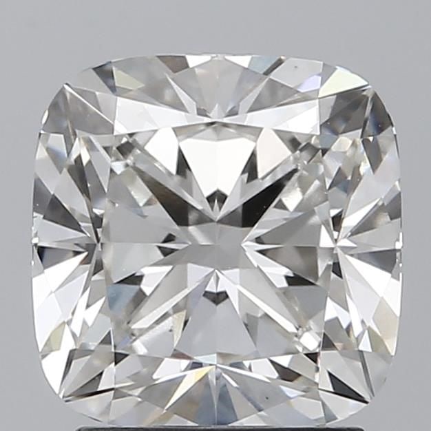 Loose Diamond - CUSHION BRILLIANT 2.26ct H VS1: Loose Diamond - CUSHION BRILLIANT 2.26ct H VS1 Source: This is a real non-mined Diamond that has been grown in a lab Shape: CUSHION BRILLIANT Carats: 2.26 Color: H Clarity: VS1 Certification: IGI Vide