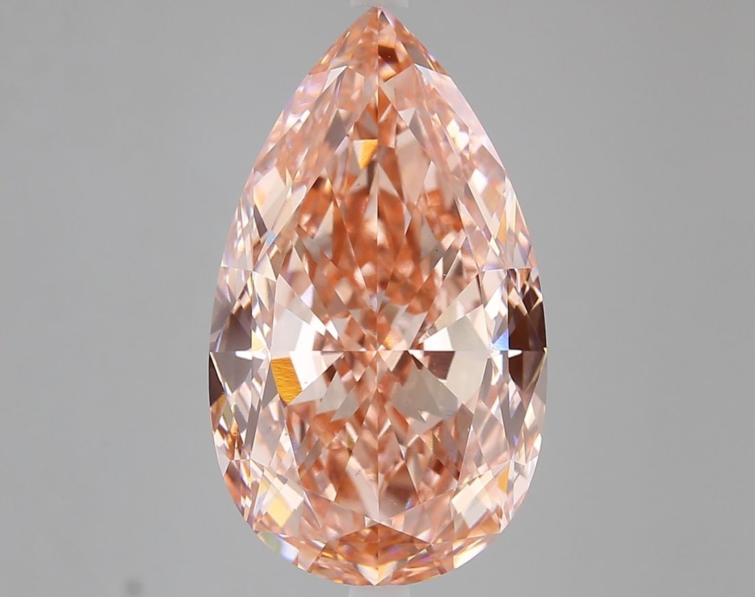 Loose Diamond - PEAR 9.13ct Fancy Vivid Pink VS1: Loose Diamond - PEAR 9.13ct Fancy Vivid Pink VS1 Source: This is a real non-mined Diamond that has been grown in a lab Shape: PEAR Carats: 9.13 Color: Fancy Vivid Pink Certification: IGI Video: