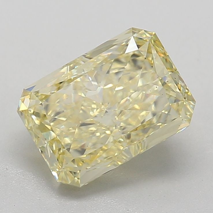 Loose Diamond - RADIANT 2.1ct Fancy Intense Yellow VS1: Loose Diamond - RADIANT 2.1ct Fancy Intense Yellow VS1 Source: This is a real non-mined Diamond that has been grown in a lab Shape: RADIANT Carats: 2.1 Color: Fancy Intense Yellow Certification: IGI V