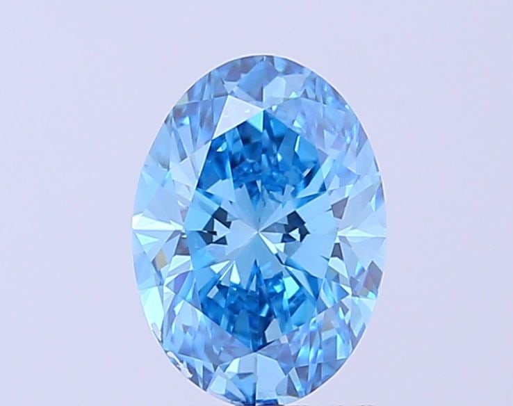 Loose Diamond - OVAL 1.59ct Fancy Vivid Blue VVS2: Loose Diamond - OVAL 1.59ct Fancy Vivid Blue VVS2 Source: This is a real non-mined Diamond that has been grown in a lab Shape: OVAL Carats: 1.59 Color: Fancy Vivid Blue Certification: IGI Video: