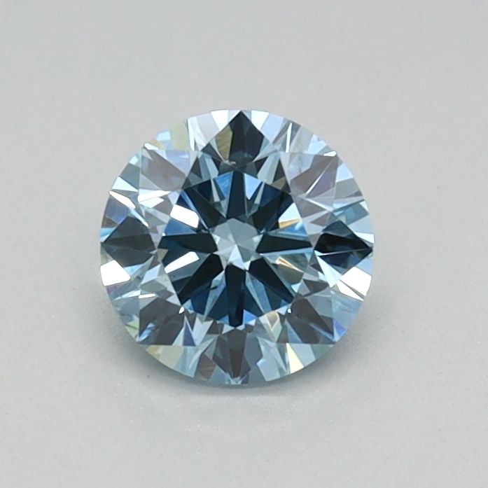 Loose Diamond - ROUND 0.39ct Fancy Vivid Blue VS2: Loose Diamond - ROUND 0.39ct Fancy Vivid Blue VS2 Source: This is a real non-mined Diamond that has been grown in a lab Shape: ROUND Carats: 0.39 Color: Fancy Vivid Blue Certification: IGI Video: