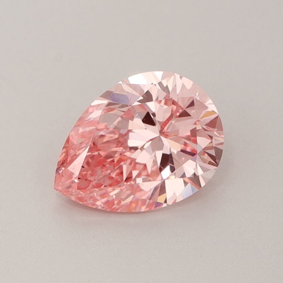 Loose Diamond - PEAR 1.08ct Fancy Vivid Pink SI1: Loose Diamond - PEAR 1.08ct Fancy Vivid Pink SI1 Source: This is a real non-mined Diamond that has been grown in a lab Shape: PEAR Carats: 1.08 Color: Fancy Vivid Pink Certification: IGI Video: