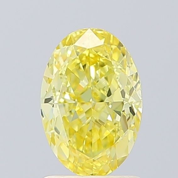 Loose Diamond - OVAL 1.52ct Fancy Vivid Yellow VS1: Loose Diamond - OVAL 1.52ct Fancy Vivid Yellow VS1 Source: This is a real non-mined Diamond that has been grown in a lab Shape: OVAL Carats: 1.52 Color: Fancy Vivid Yellow Certification: IGI Video: