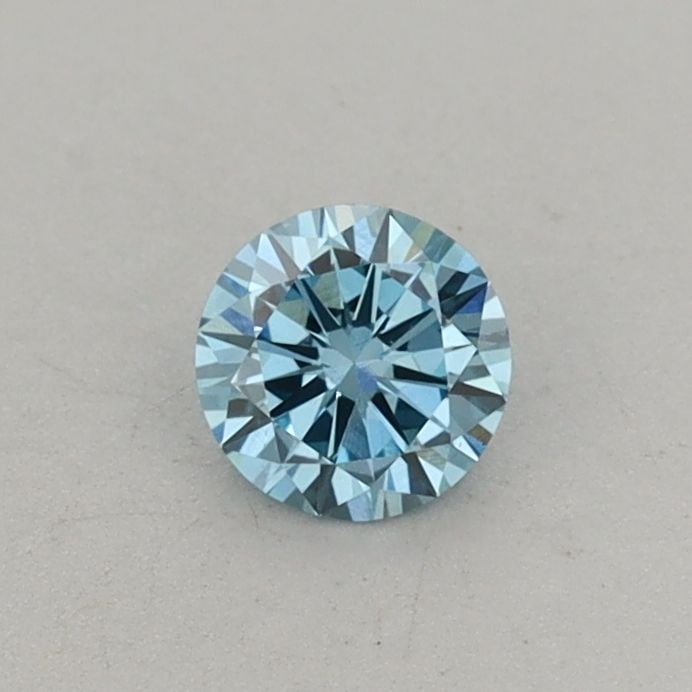Loose Diamond - ROUND 0.3ct Fancy Vivid Blue VS1: Loose Diamond - ROUND 0.3ct Fancy Vivid Blue VS1 Source: This is a real non-mined Diamond that has been grown in a lab Shape: ROUND Carats: 0.3 Color: Fancy Vivid Blue Certification: IGI Video:
