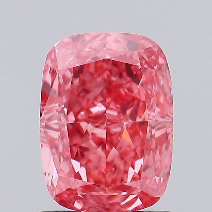 Loose Diamond - CUSHION MODIFIED 1.25ct Fancy Vivid Pink VS1: Loose Diamond - CUSHION MODIFIED 1.25ct Fancy Vivid Pink VS1 Source: This is a real non-mined Diamond that has been grown in a lab Shape: CUSHION MODIFIED Carats: 1.25 Color: Fancy Vivid Pink Certific