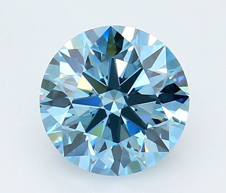 Ideal Loose Diamond - ROUND 1.84ct Fancy Vivid Blue VVS2: Ideal Loose Diamond - ROUND 1.84ct Fancy Vivid Blue VVS2 Source: This is a real non-mined Diamond that has been grown in a lab Shape: ROUND Carats: 1.84 Color: Fancy Vivid Blue Certification: IGI Vide