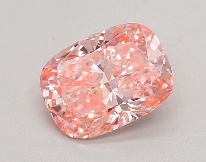 Loose Diamond - CUSHION MODIFIED 0.9ct Fancy Vivid Pink VS1: Loose Diamond - CUSHION MODIFIED 0.9ct Fancy Vivid Pink VS1 Source: This is a real non-mined Diamond that has been grown in a lab Shape: CUSHION MODIFIED Carats: 0.9 Color: Fancy Vivid Pink Certificat