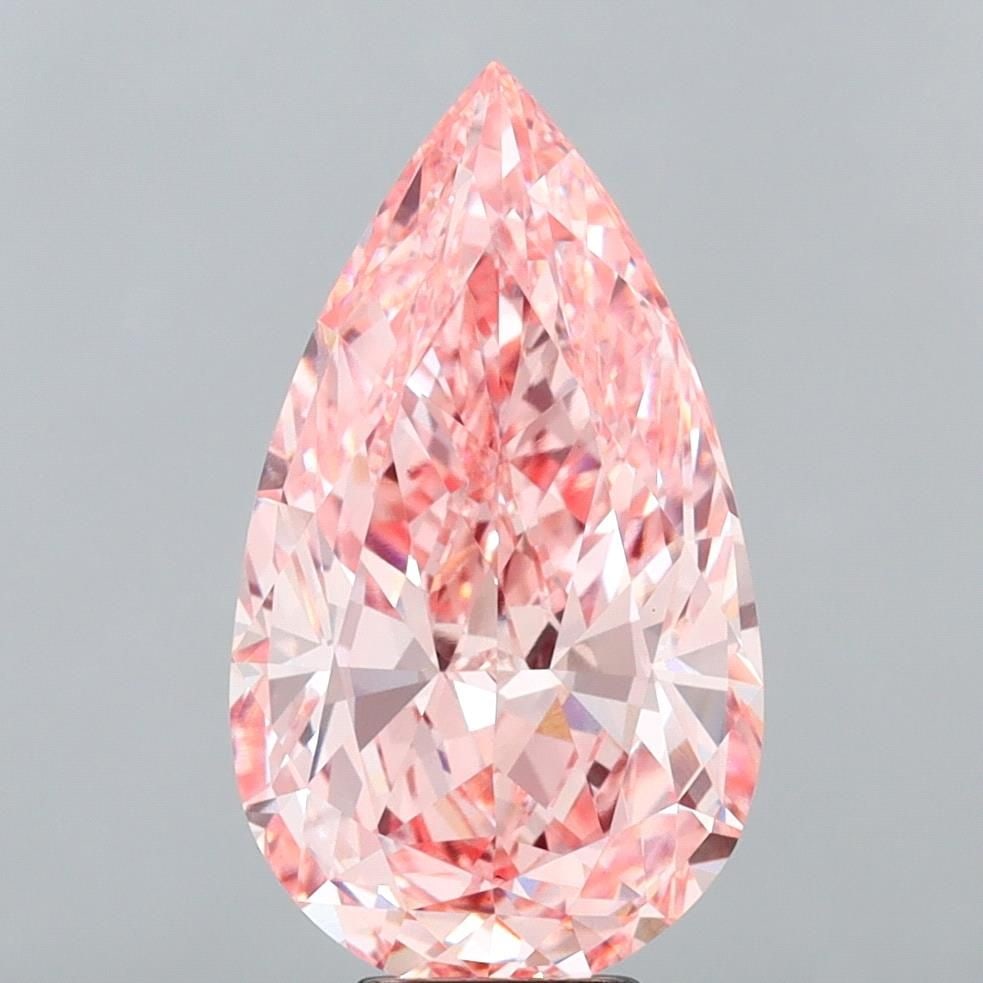 Loose Diamond - PEAR 9.0ct Fancy Vivid Pink VS1: Loose Diamond - PEAR 9.0ct Fancy Vivid Pink VS1 Source: This is a real non-mined Diamond that has been grown in a lab Shape: PEAR Carats: 9.0 Color: Fancy Vivid Pink Certification: IGI Video: