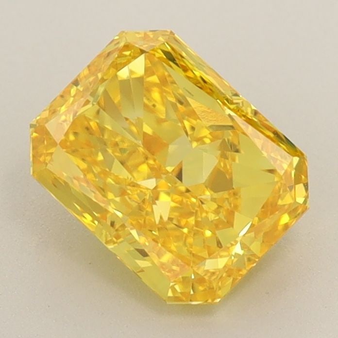 Loose Diamond - RADIANT 1.3ct Fancy Vivid Yellow VS1: Loose Diamond - RADIANT 1.3ct Fancy Vivid Yellow VS1 Source: This is a real non-mined Diamond that has been grown in a lab Shape: RADIANT Carats: 1.3 Color: Fancy Vivid Yellow Certification: IGI Video