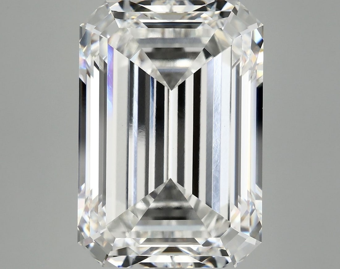 Loose Diamond - EMERALD 15.24ct F VVS2: Loose Diamond - EMERALD 15.24ct F VVS2 Source: This is a real non-mined Diamond that has been grown in a lab Shape: EMERALD Carats: 15.24 Color: F Clarity: VVS2 Certification: IGI Video: