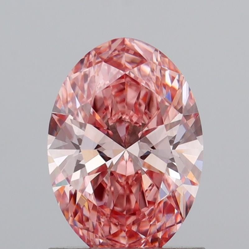 Loose Diamond - OVAL 1.1ct Fancy Vivid Pink VS2: Loose Diamond - OVAL 1.1ct Fancy Vivid Pink VS2 Source: This is a real non-mined Diamond that has been grown in a lab Shape: OVAL Carats: 1.1 Color: Fancy Vivid Pink Certification: IGI Video: