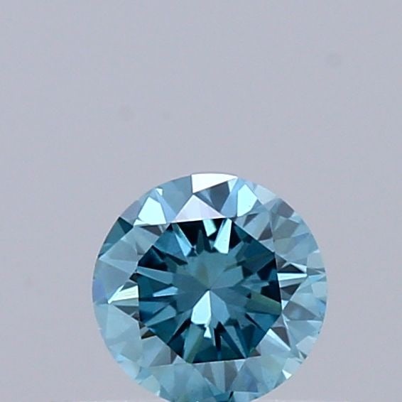 Loose Diamond - ROUND 0.27ct Fancy Vivid Green Blue VS1: Loose Diamond - ROUND 0.27ct Fancy Vivid Green Blue VS1 Source: This is a real non-mined Diamond that has been grown in a lab Shape: ROUND Carats: 0.27 Color: Fancy Vivid Green Blue Certification: IGI