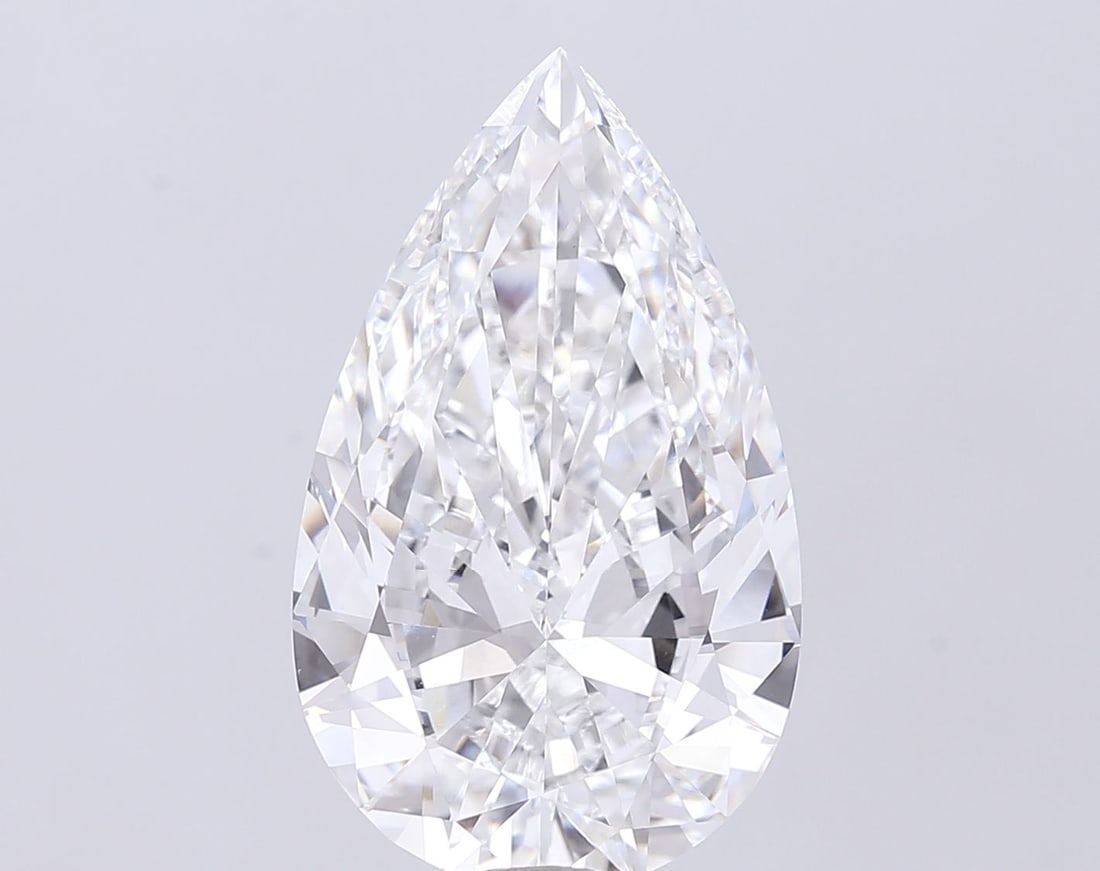 Loose Diamond - PEAR 10.51ct F VVS2: Loose Diamond - PEAR 10.51ct F VVS2 Source: This is a real non-mined Diamond that has been grown in a lab Shape: PEAR Carats: 10.51 Color: F Clarity: VVS2 Certification: IGI PLEASE NOTE: Framed, Large