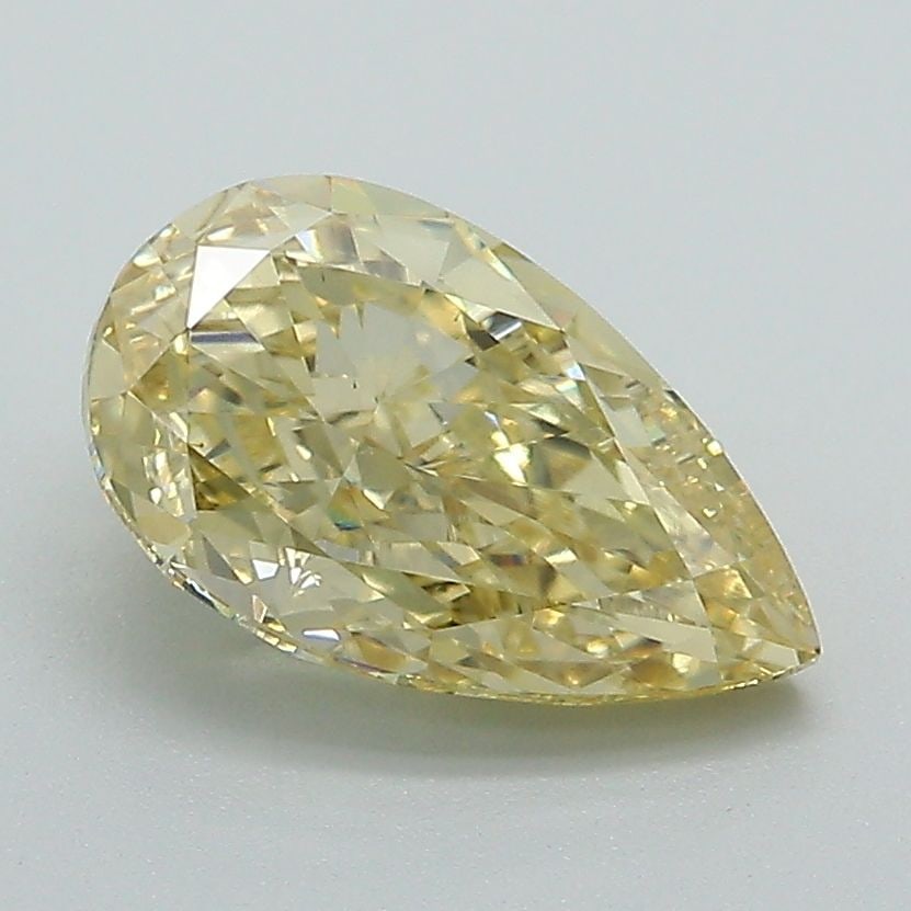 Loose Diamond - PEAR 1.92ct Fancy Intense Yellow VS1: Loose Diamond - PEAR 1.92ct Fancy Intense Yellow VS1 Source: This is a real non-mined Diamond that has been grown in a lab Shape: PEAR Carats: 1.92 Color: Fancy Intense Yellow Certification: IGI Video