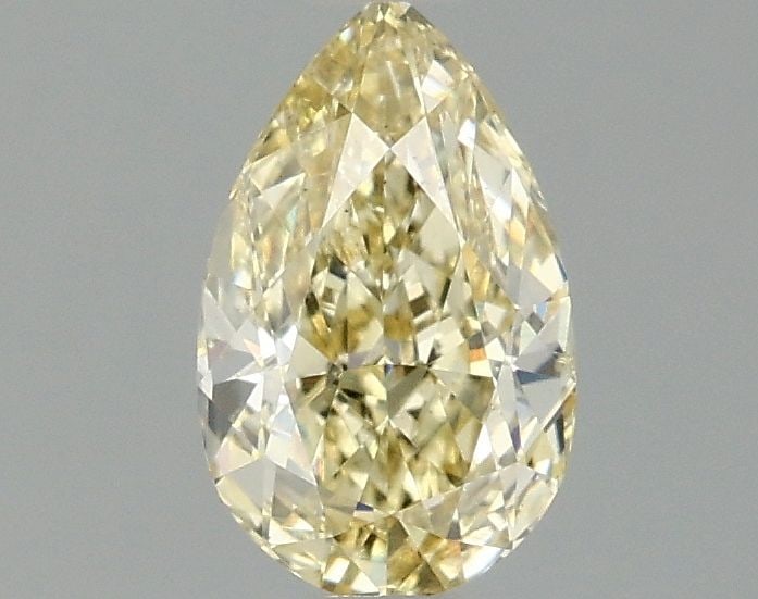 Loose Diamond - PEAR 1.02ct Fancy Yellow VS2: Loose Diamond - PEAR 1.02ct Fancy Yellow VS2 Source: This is a real non-mined Diamond that has been grown in a lab Shape: PEAR Carats: 1.02 Color: Fancy Yellow Certification: IGI Video: