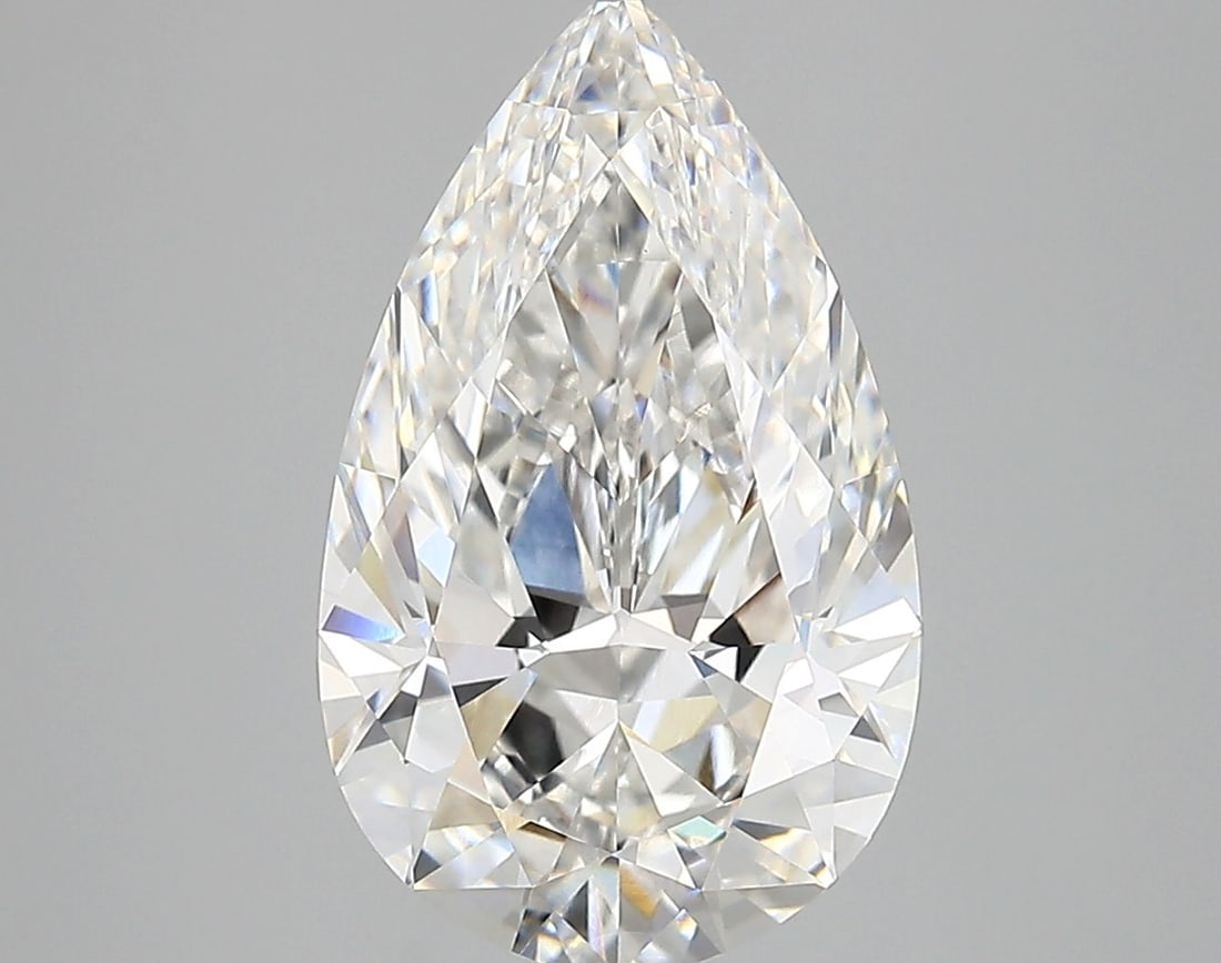 Loose Diamond - PEAR 4.26ct F VVS2: Loose Diamond - PEAR 4.26ct F VVS2 Source: This is a real non-mined Diamond that has been grown in a lab Shape: PEAR Carats: 4.26 Color: F Clarity: VVS2 Certification: IGI Video: