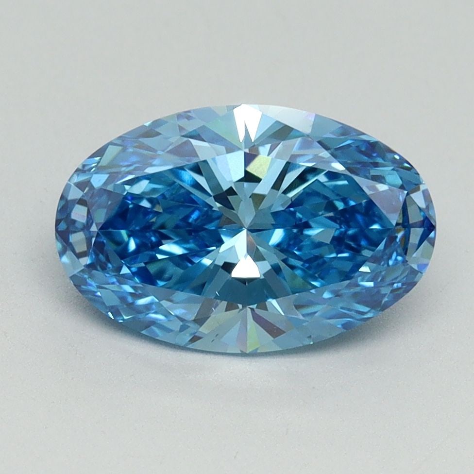 Loose Diamond - OVAL 2.05ct Fancy Vivid Blue VS1: Loose Diamond - OVAL 2.05ct Fancy Vivid Blue VS1 Source: This is a real non-mined Diamond that has been grown in a lab Shape: OVAL Carats: 2.05 Color: Fancy Vivid Blue Certification: IGI Video: