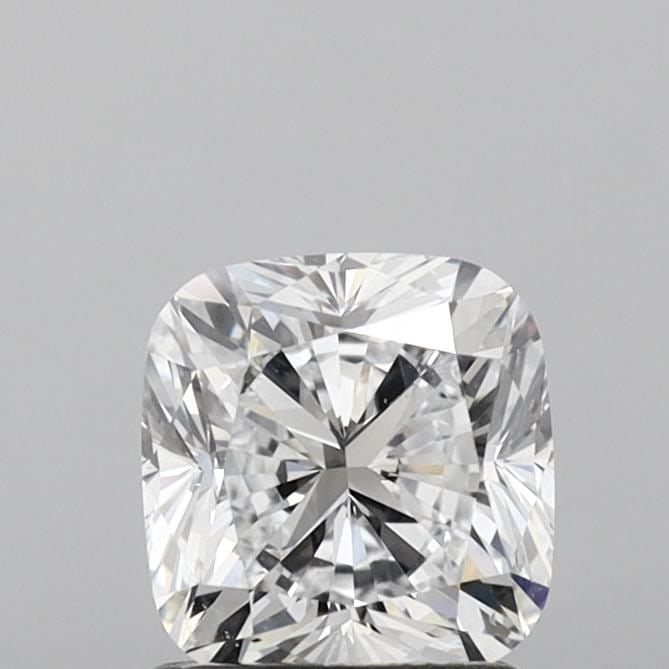 Loose Diamond - CUSHION MODIFIED 1.6ct D VVS2: Loose Diamond - CUSHION MODIFIED 1.6ct D VVS2 Source: This is a real non-mined Diamond that has been grown in a lab Shape: CUSHION MODIFIED Carats: 1.6 Color: D Clarity: VVS2 Certification: IGI Video: