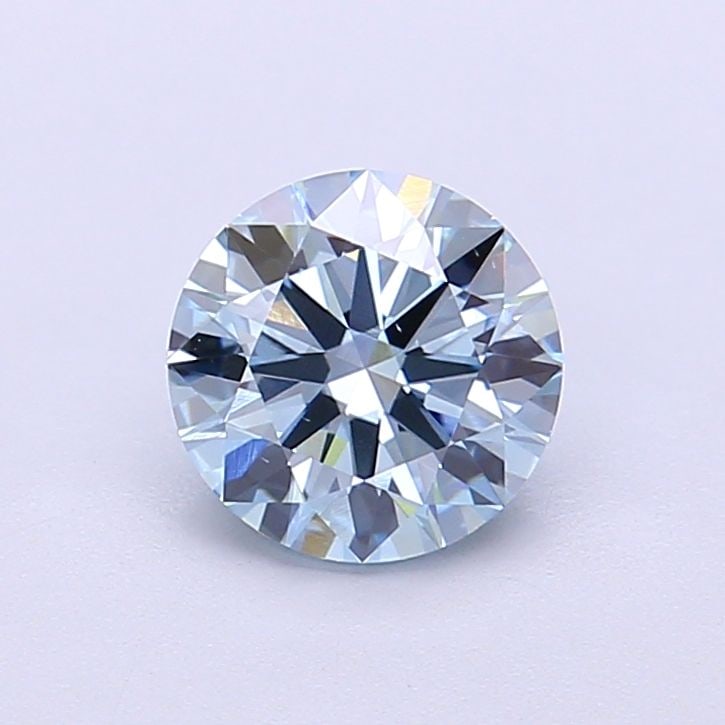 Ideal Loose Diamond - ROUND 1.18ct Fancy Blue VS1: Ideal Loose Diamond - ROUND 1.18ct Fancy Blue VS1 Source: This is a real non-mined Diamond that has been grown in a lab Shape: ROUND Carats: 1.18 Color: Fancy Blue Certification: IGI Video: