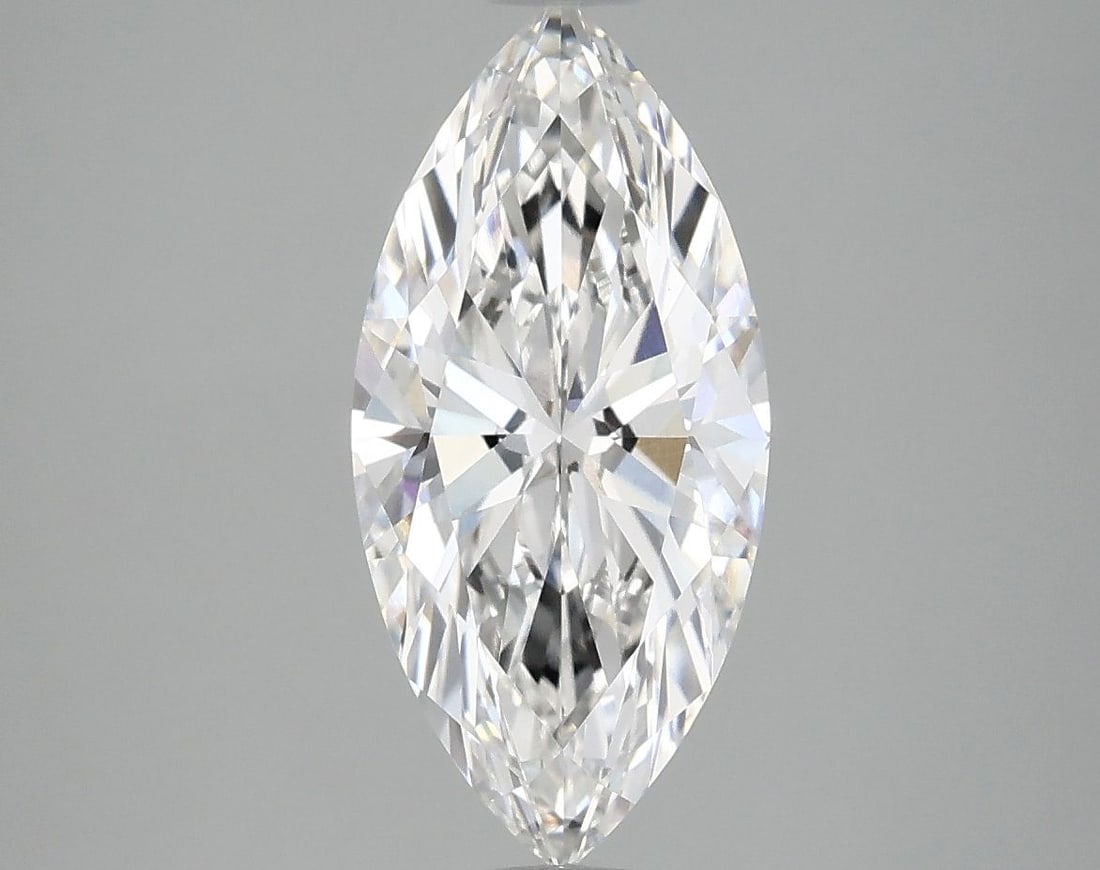 Loose Diamond - MARQUISE 2.07ct E VVS2: Loose Diamond - MARQUISE 2.07ct E VVS2 Source: This is a real non-mined Diamond that has been grown in a lab Shape: MARQUISE Carats: 2.07 Color: E Clarity: VVS2 Certification: IGI Video: