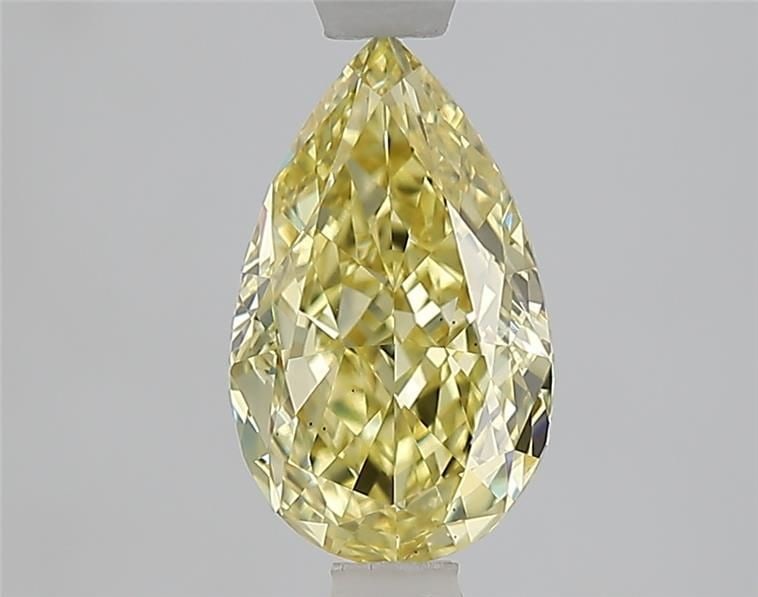 Loose Diamond - PEAR 1.59ct Fancy Intense Yellow VS2: Loose Diamond - PEAR 1.59ct Fancy Intense Yellow VS2 Source: This is a real non-mined Diamond that has been grown in a lab Shape: PEAR Carats: 1.59 Color: Fancy Intense Yellow Certification: IGI Video