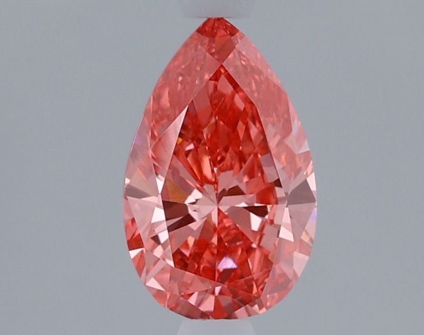 Loose Diamond - PEAR 1.26ct Fancy Vivid Pink VS1: Loose Diamond - PEAR 1.26ct Fancy Vivid Pink VS1 Source: This is a real non-mined Diamond that has been grown in a lab Shape: PEAR Carats: 1.26 Color: Fancy Vivid Pink Certification: IGI Video: