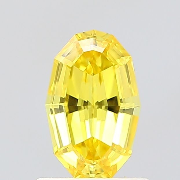 Loose Diamond - OVAL 0.88ct Fancy Vivid Yellow VVS1: Loose Diamond - OVAL 0.88ct Fancy Vivid Yellow VVS1 Source: This is a real non-mined Diamond that has been grown in a lab Shape: OVAL Carats: 0.88 Color: Fancy Vivid Yellow Certification: IGI Video: