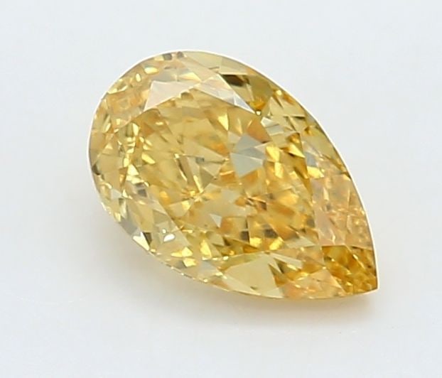 Loose Diamond - PEAR 0.6ct Fancy Vivid Yellow VVS2: Loose Diamond - PEAR 0.6ct Fancy Vivid Yellow VVS2 Source: This is a real non-mined Diamond that has been grown in a lab Shape: PEAR Carats: 0.6 Color: Fancy Vivid Yellow Certification: IGI Video: