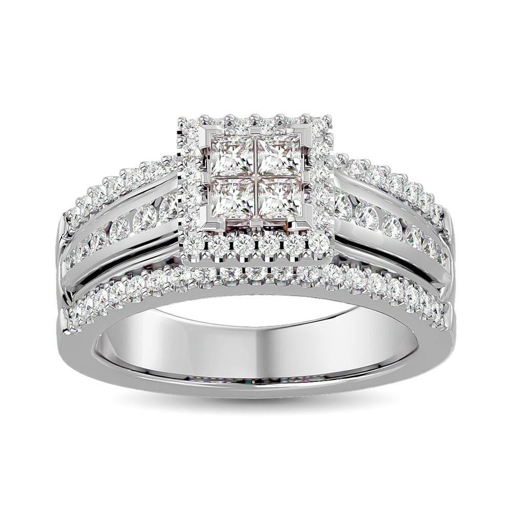 Diamond Engagement Ring 1 Ct.tw in 10K White Gold: Diamond Engagement Ring 1 Ct.tw in 10K White Gold 10k White Gold Stone Color: Gh Stone Clarity: I1 This item may take 2-5 weeks for shipping. PLEASE NOTE: Framed, Large, or heavy items do not have shi