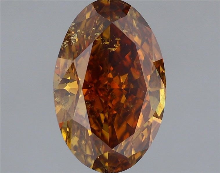 Loose Diamond - OVAL 1.51ct Fancy Deep Brown Orange I1: Loose Diamond - OVAL 1.51ct Fancy Deep Brown Orange I1 Source: Natural Shape: OVAL Carats: 1.51 Color: Fancy Deep Brown Orange Certification: GIA Video: